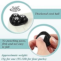 Vista 110 de Honoson 8 Pcs Self Adhesive Caster Wheels Appliance Rollers Appliance Sliders for Kitchen 360° Swivel Universal Wheel Mini Small Kitchen