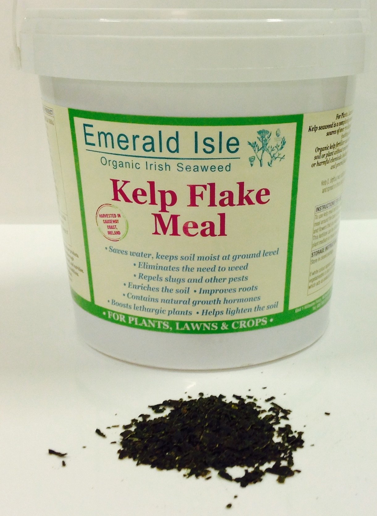 Seaweed Meal Kelp Fertiliser for Gardens, Flowers, Lawns, Shrubs (1.5kg)
