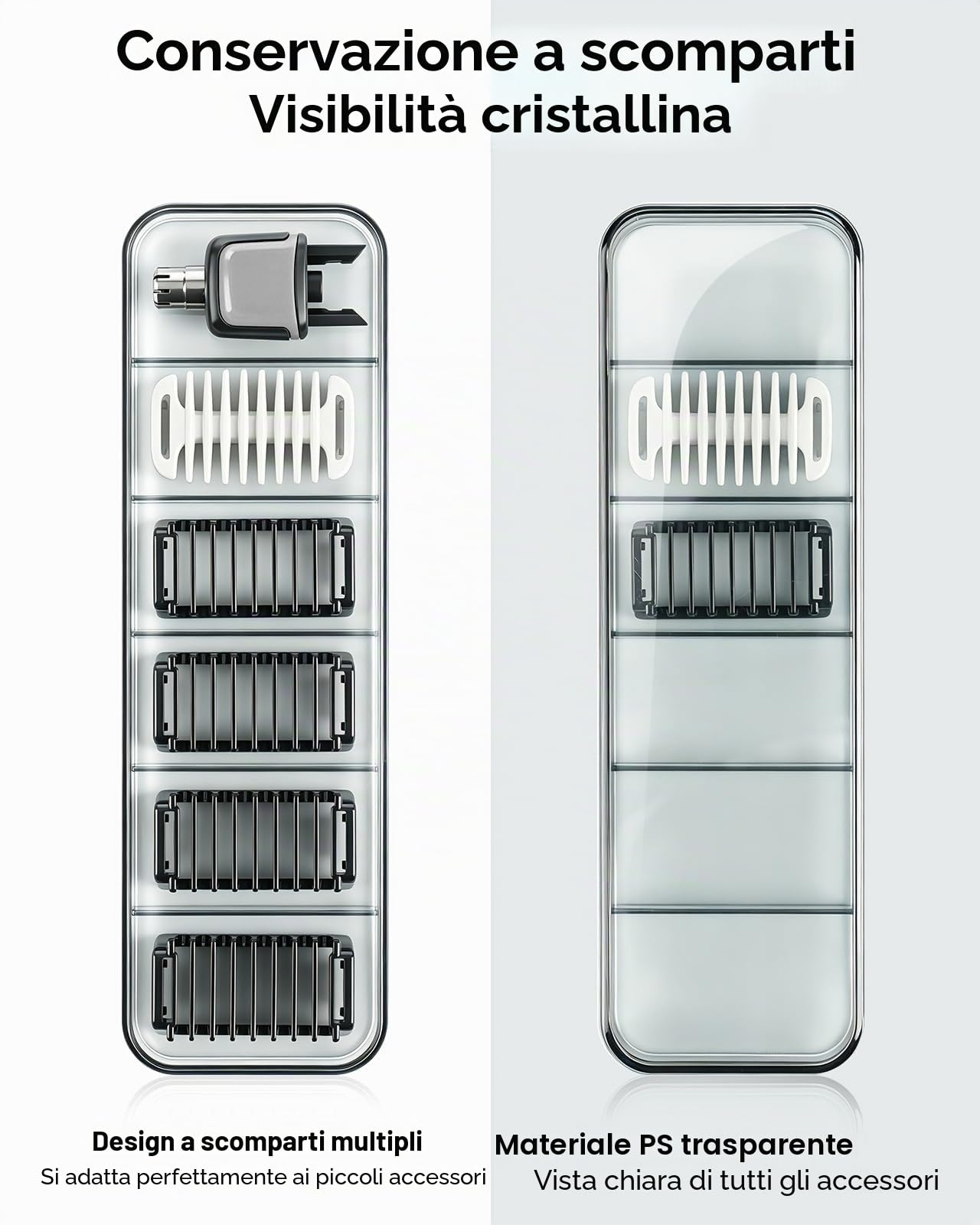 Yinke Custodia per philips per oneblade QP2824/30, QP2620/30, QP2724/30, QP2734/30,ricambi rasoio per philips, più Piccolo e Portatile