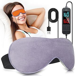 Heated Eye Mask for Dry Eyes, Stye & Migraines Relief