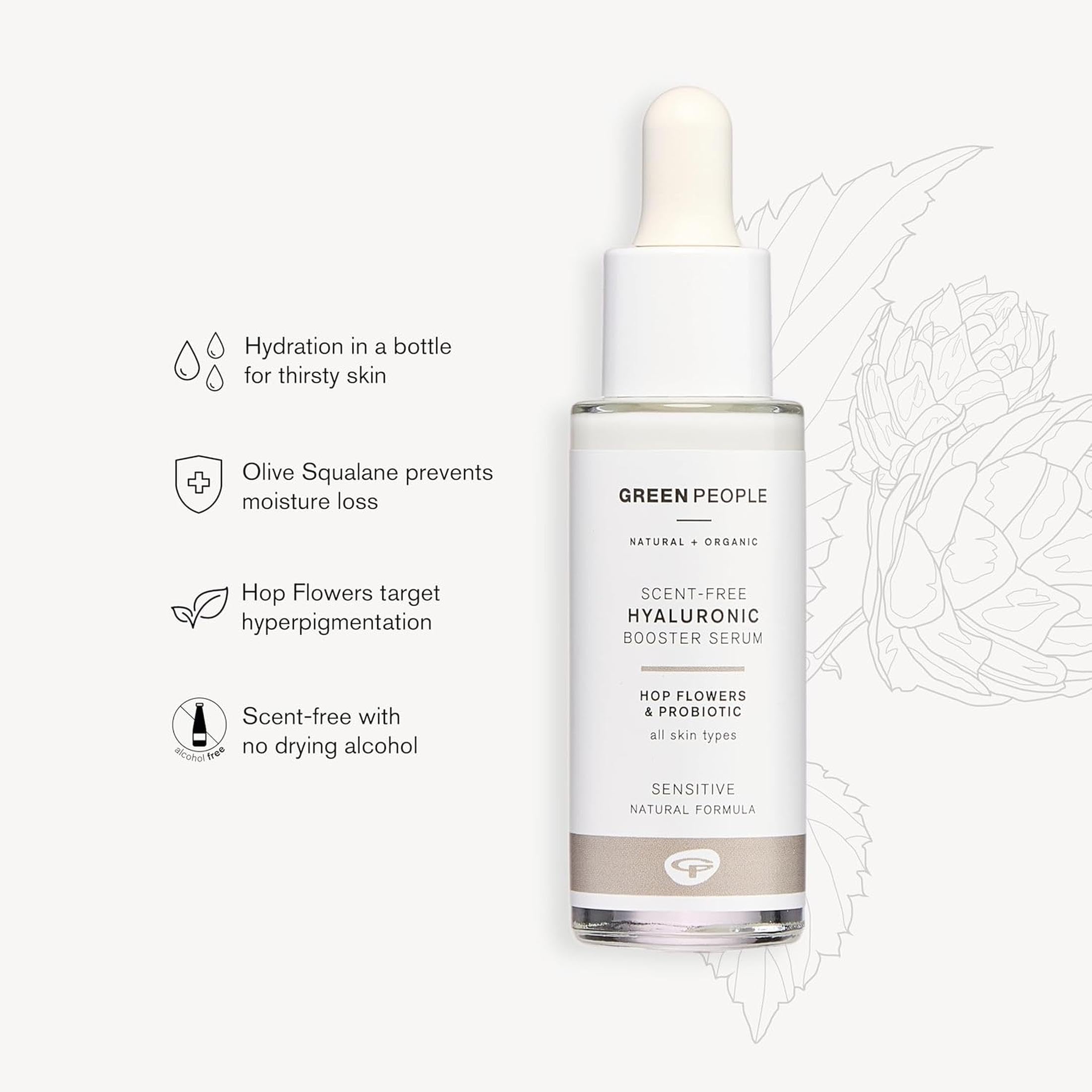 Green People Hyaluron Booster Serum, 28ml
