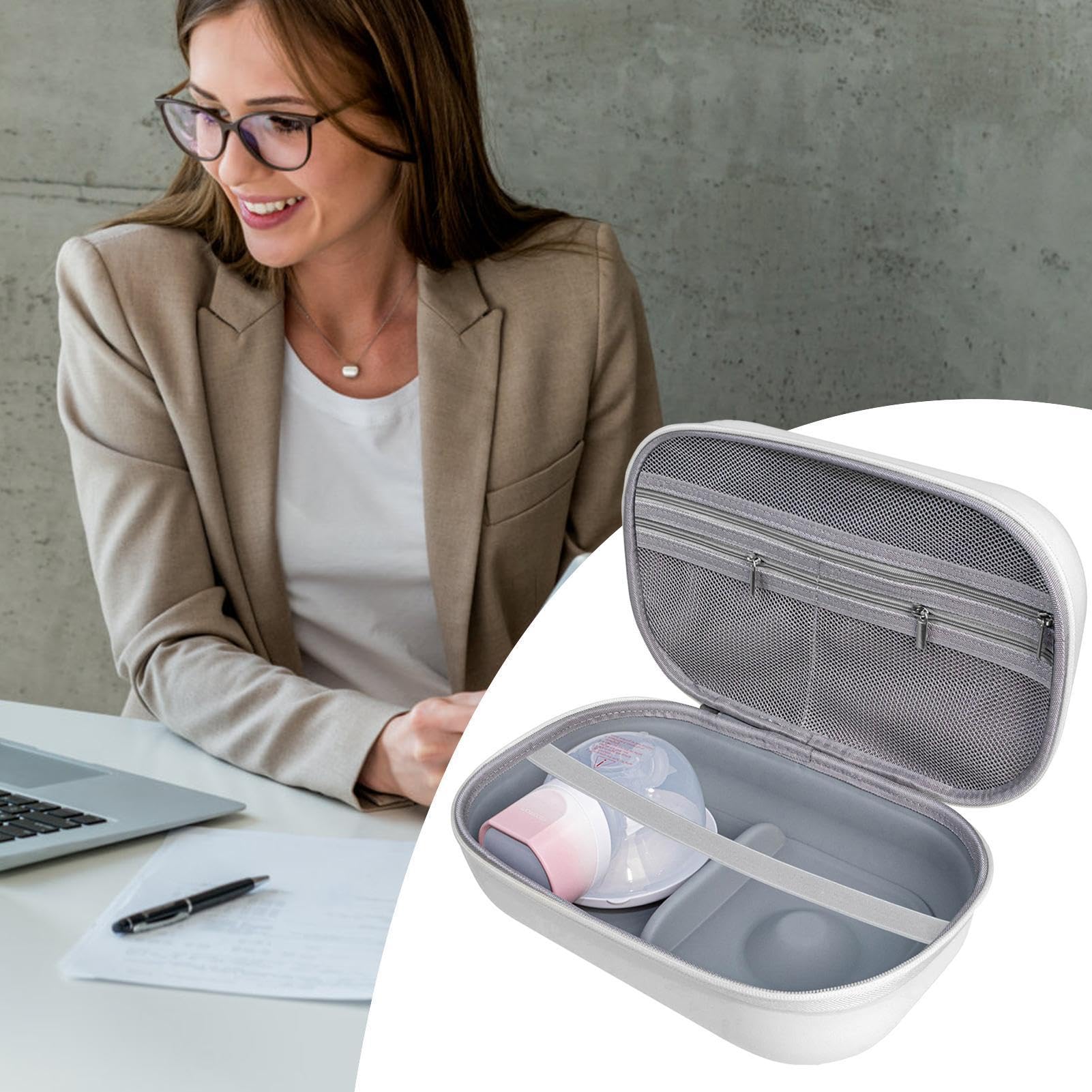 Borsa da Trasporto per Tiralatte Busta Contenitore per Estrattore di Latte