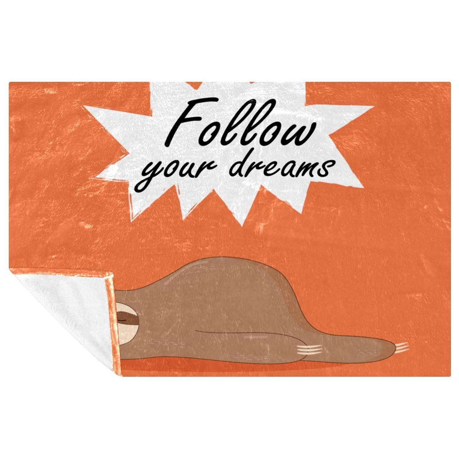 Couverture paresseux idée cadeau cocooning originale