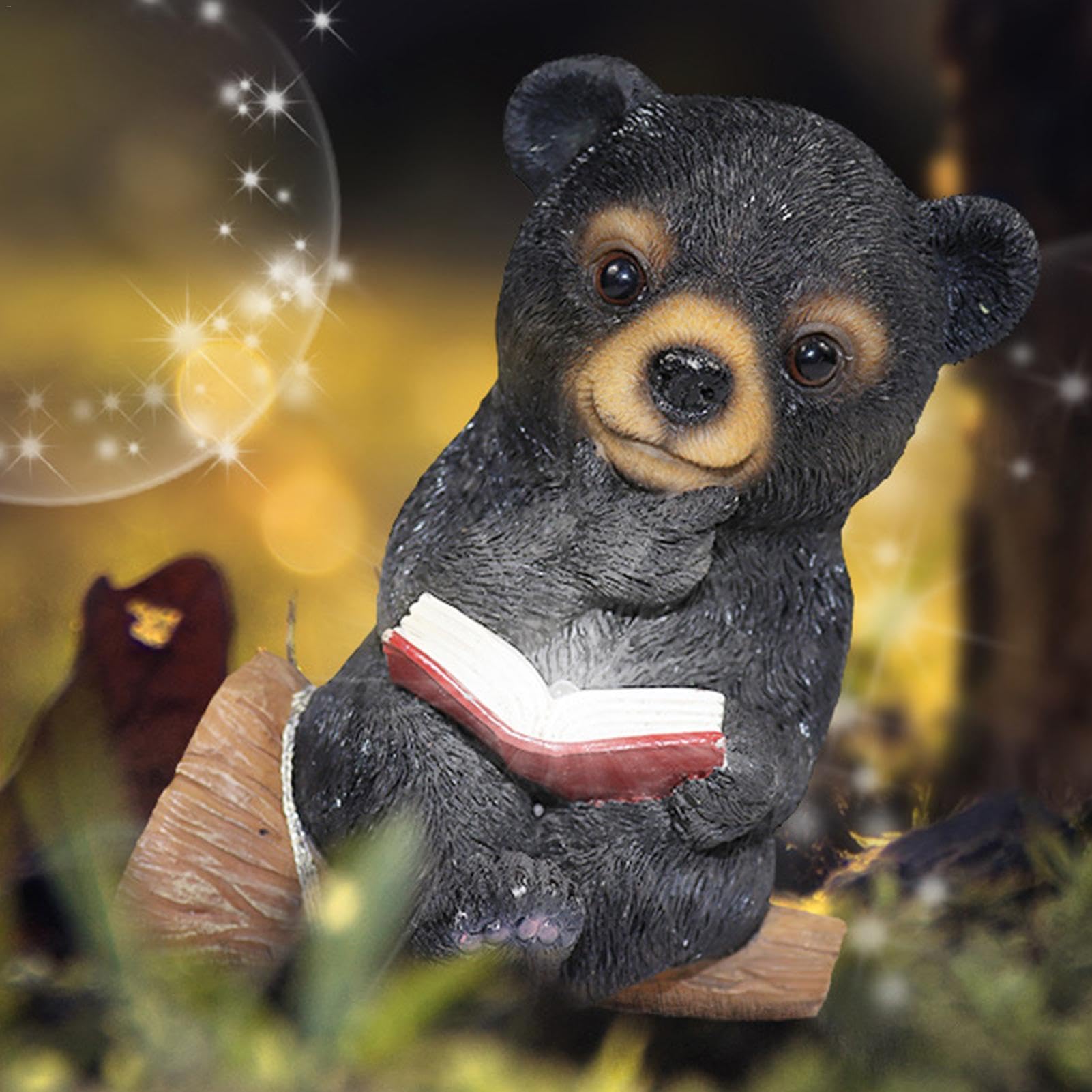 Amazon.co.jp: クマの像 | ソーラーライト ガーデン ウェルカム