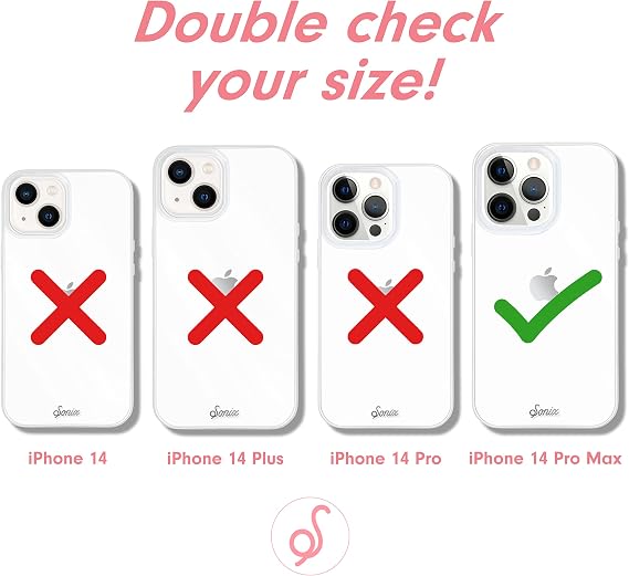 Sonix Case for iPhone 14 Pro Max | 10ft Drop Tested | Protective Clear Cactus Case | Prickly Pear