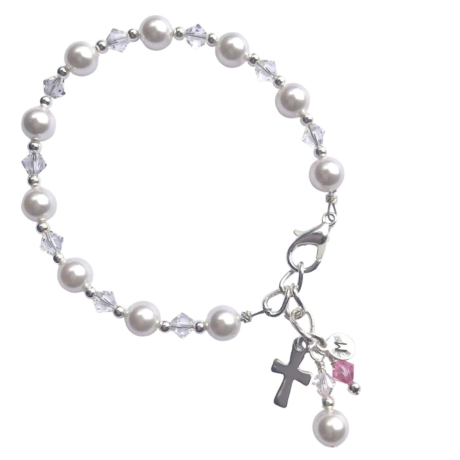 Girls First Communion Bracelet with Rosary Beads Kuwait Ubuy