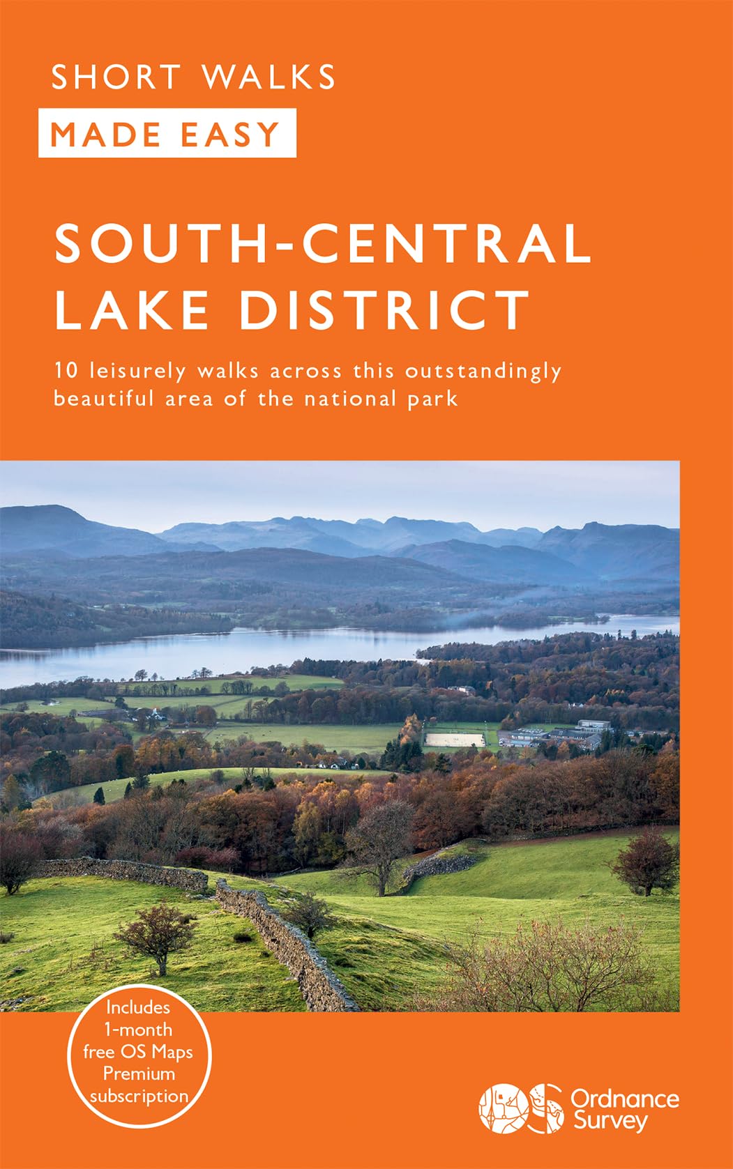 South-Central Lakes Short Walks | Ordnance Survey | 10 Accessible Routes for All | Short Walks Made Easy | Guidebook | Lake District | England | Maps | National Park | Lakes | Valleys