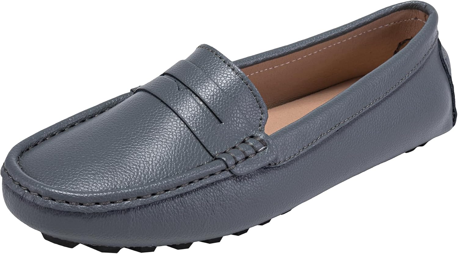 BEAUSEEN Women's Genuine Leather Penny Loafers Classic Driving Moccasins Casual Slip On Comfort Women Loafer Shoes - Image 2