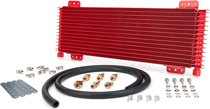 Resfriador de óleo da transmissão Gagsu LPD47391 40k com baixa perda de pressão e suporte – vermelho