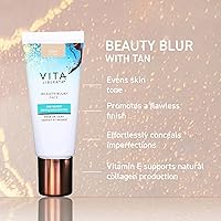 Vista 6 de Vita Liberata Beauty Blur Face With Tan, CC Cream, Flawless Complexion, Radiant Glow, Evens Skin Tone, Full Coverage Foundation, Hydrating &