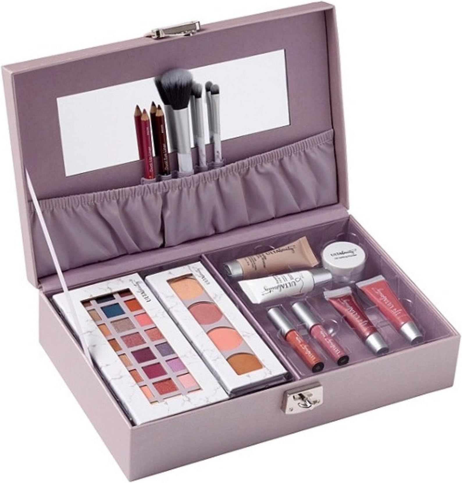 Ulta Beauty Be Beautiful Color Essentials Collection Makeup Skincare Set 40 Piece Kit Lavender