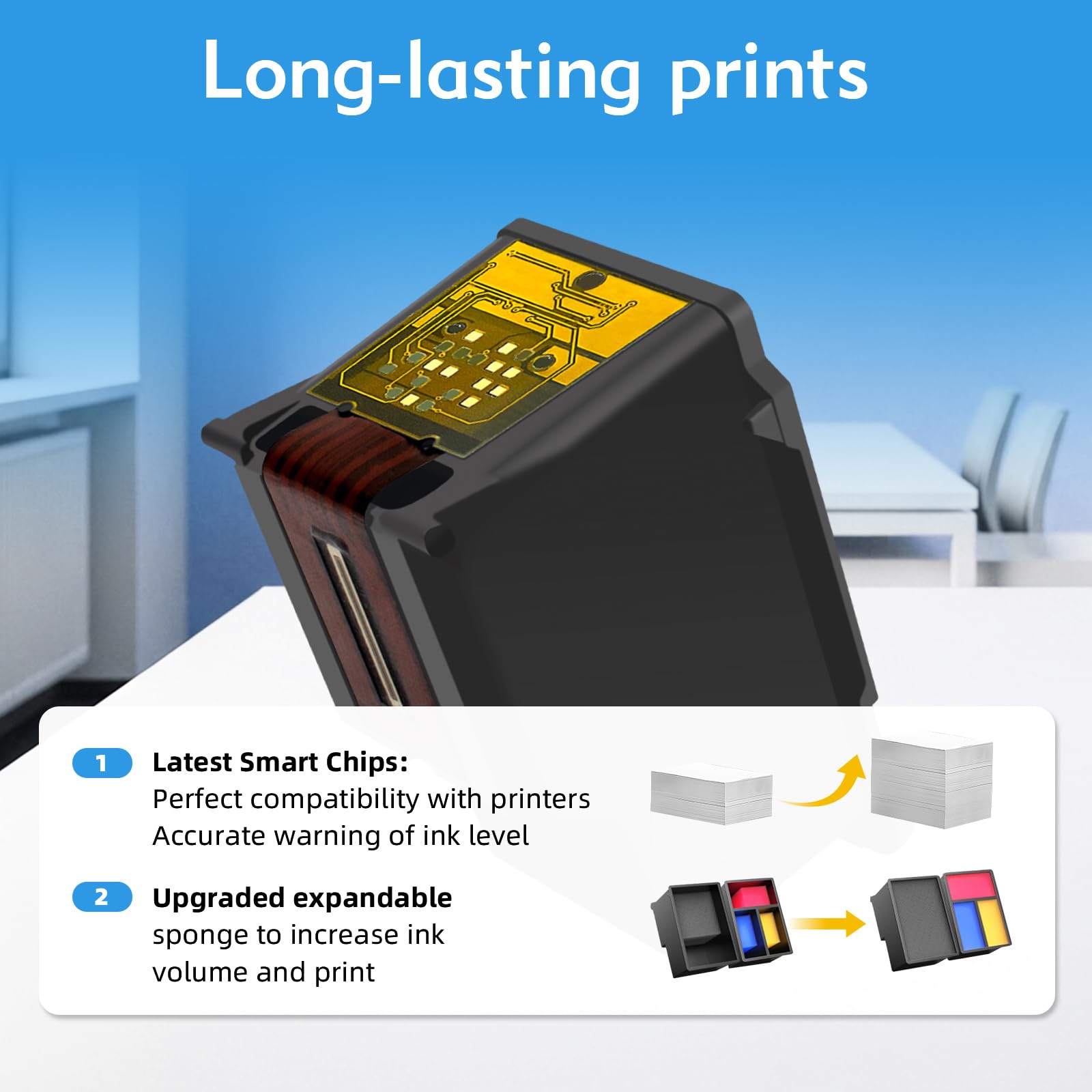 540 541 XL Multipack Patronen, PG-540XL CL-541XL Tintenpatrone Schwarz Farbe mit hoher Kapazität-Druckerpatronen 540 541 für Canon TS5150 für Pixma MG3650S TS5151 TS5100 MX535 MX475 MX395 MG4250