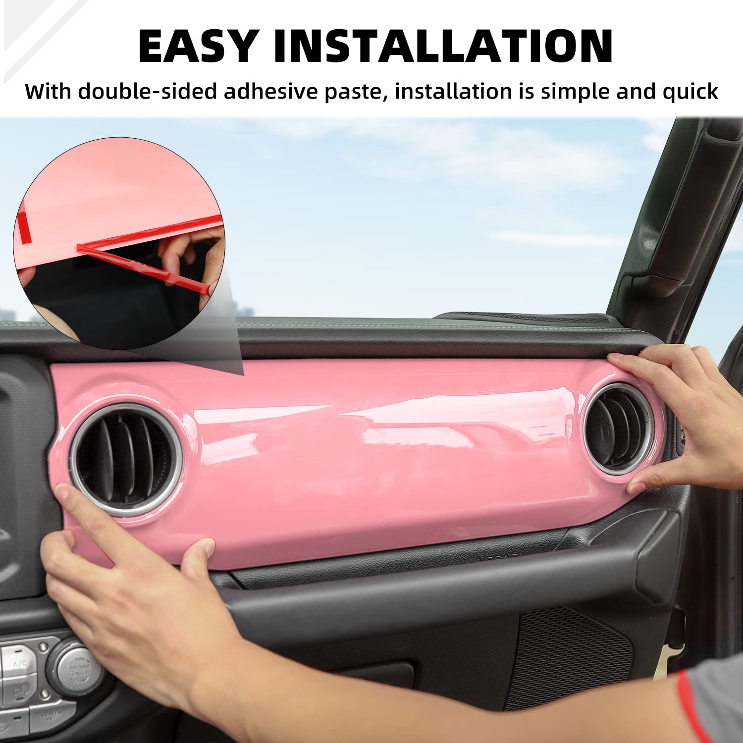 Amazon.com: SQQP Dashboard Decorative Panel Cover, Center Console