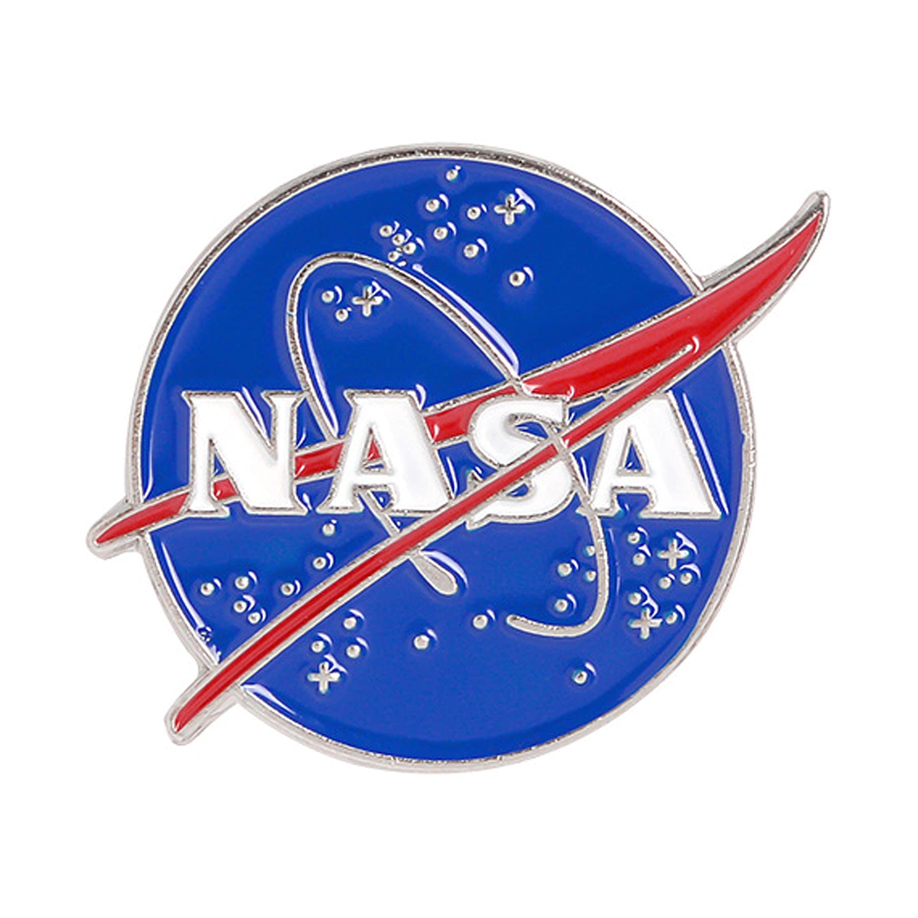 NASA Logo Enamel Lapel Pin Decoration for Clothes and Bags
