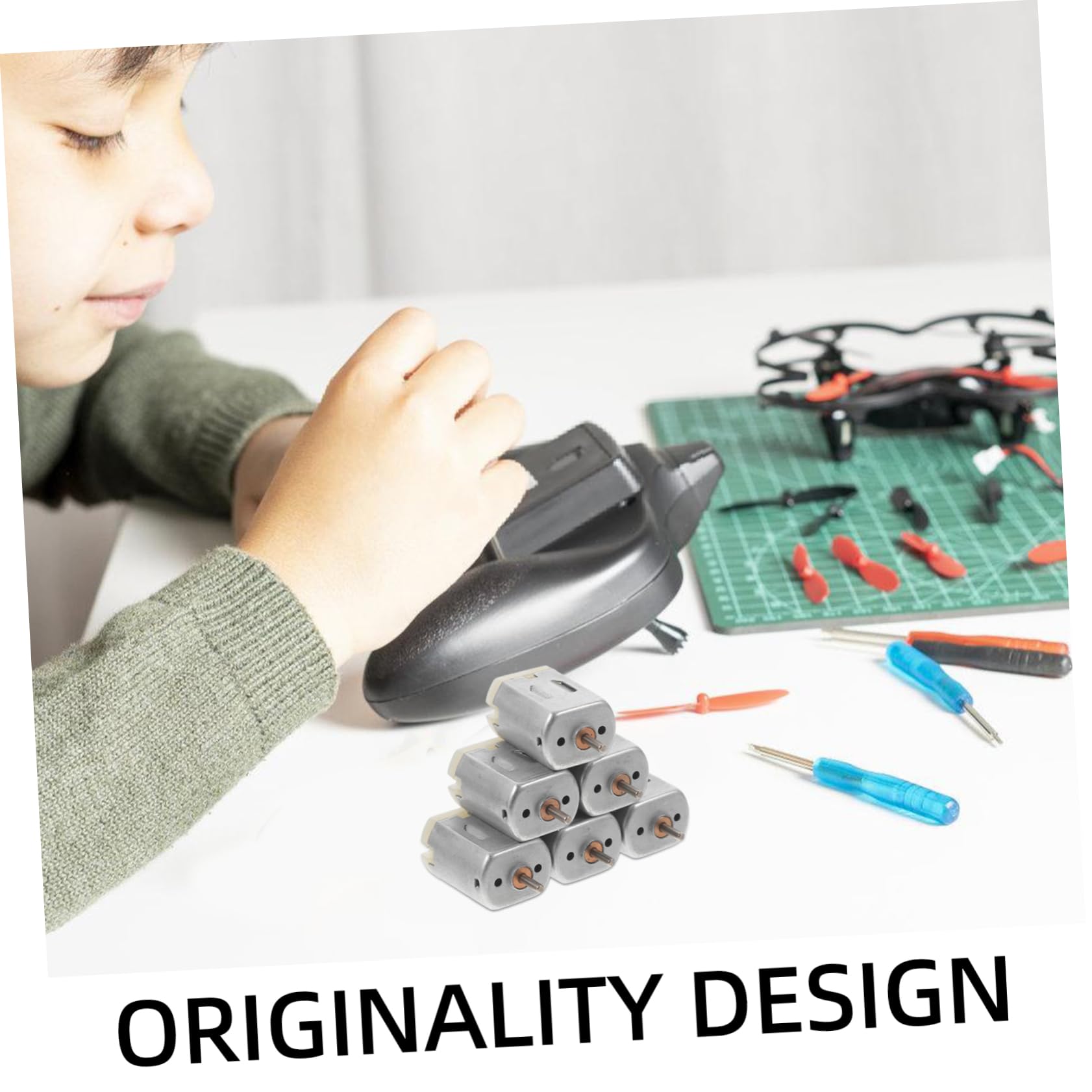 Lot De 6 Mini Moteurs DC 3 V – 6500 Tr/min – Pour Projets DIY, Maquettes, Trains Et Voitures Jouets
