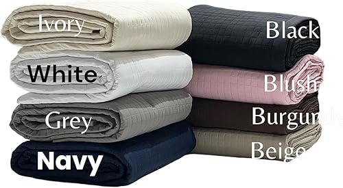 Miniatura 5 de Juego de sábanas de microfibra acolchada sin arrugas de lujo de 3 piezas (marfil, KingCalifornia King)