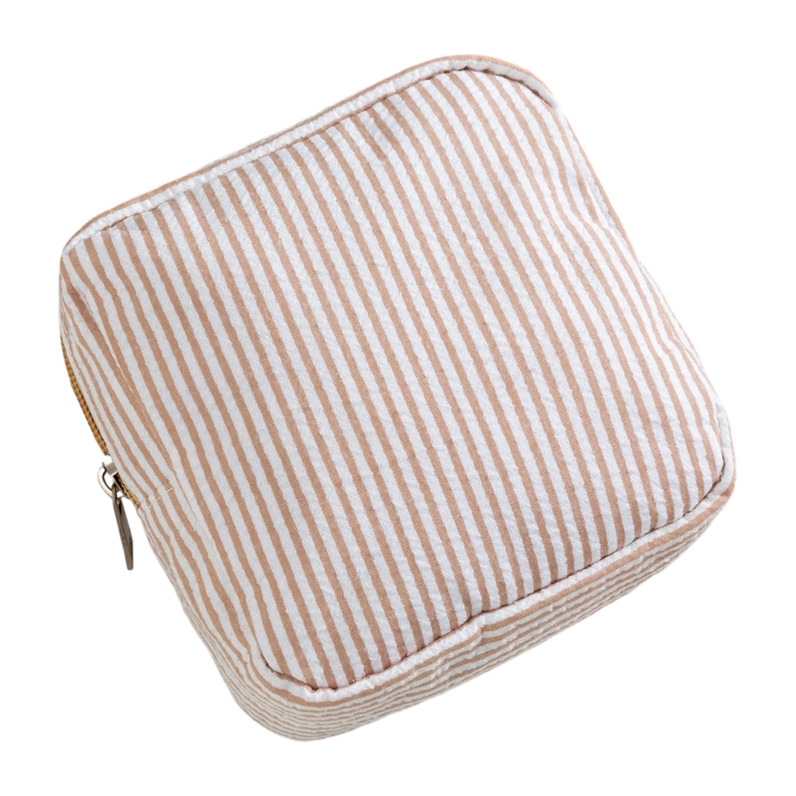 Tsophreniq Waterproof Bubble Fabric Toiletry Holder Perfect for Cosmetics and Feminine Care Items Makeup Container Bubble Textured Travel Cosmetic Bag for Makeup Accessories