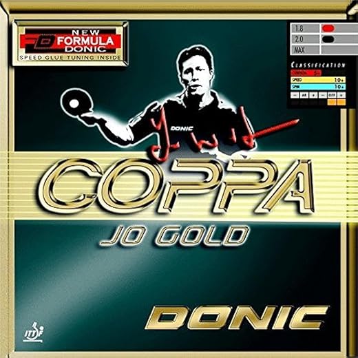 DONIC Coppa Jo Gold Rubber (Black)