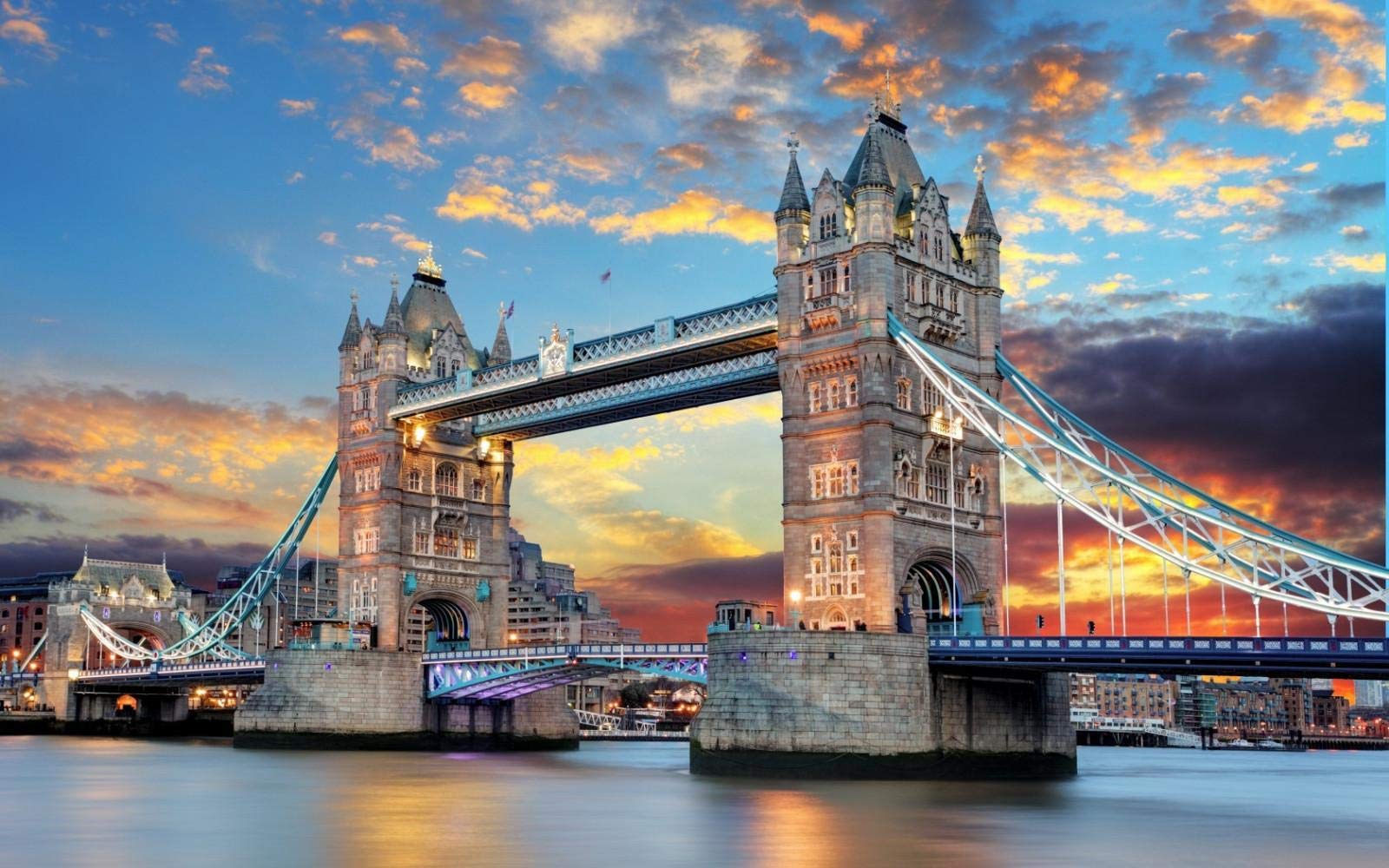 Tower Bridge London DIY 5D Diamond Painting by Number Unique Kits Home Wall Decor Crystal Rhinestone Wall Decor 40x50CM