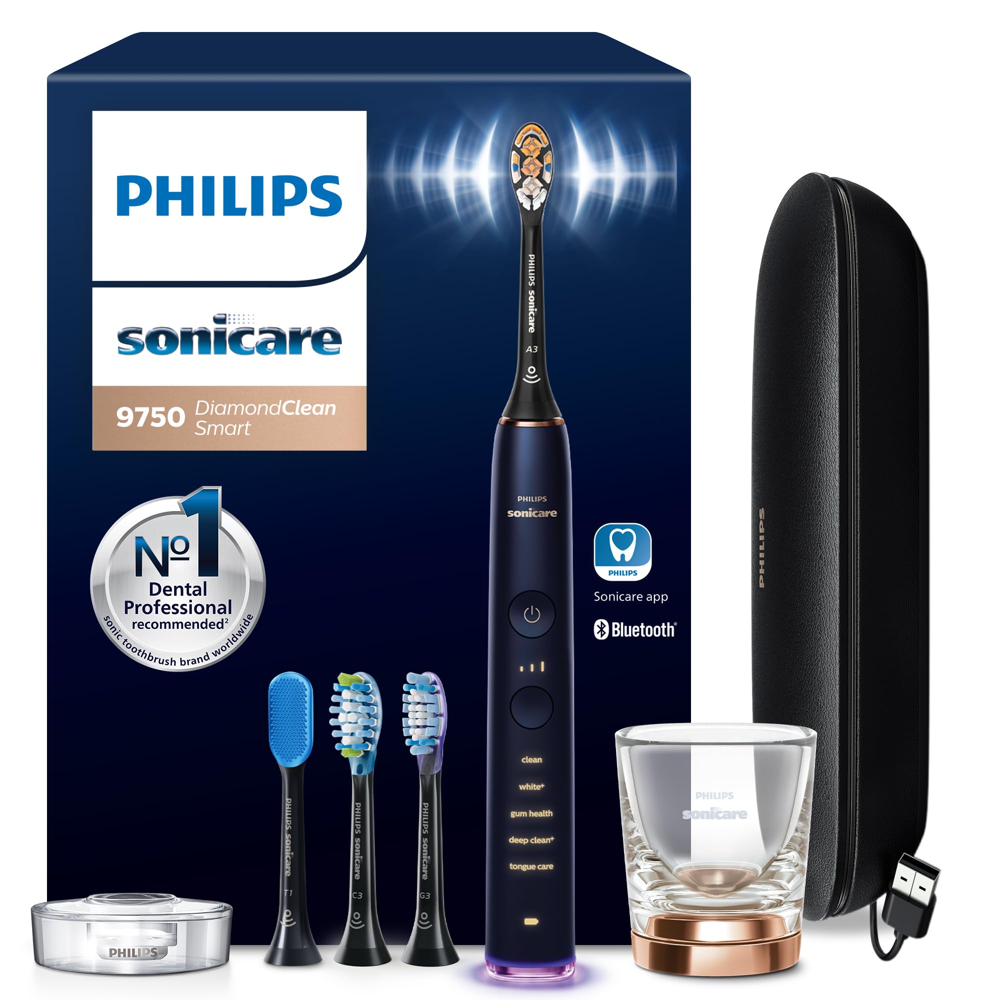 Amazon.com: Philips Sonicare DiamondClean Smart 9750 Electric