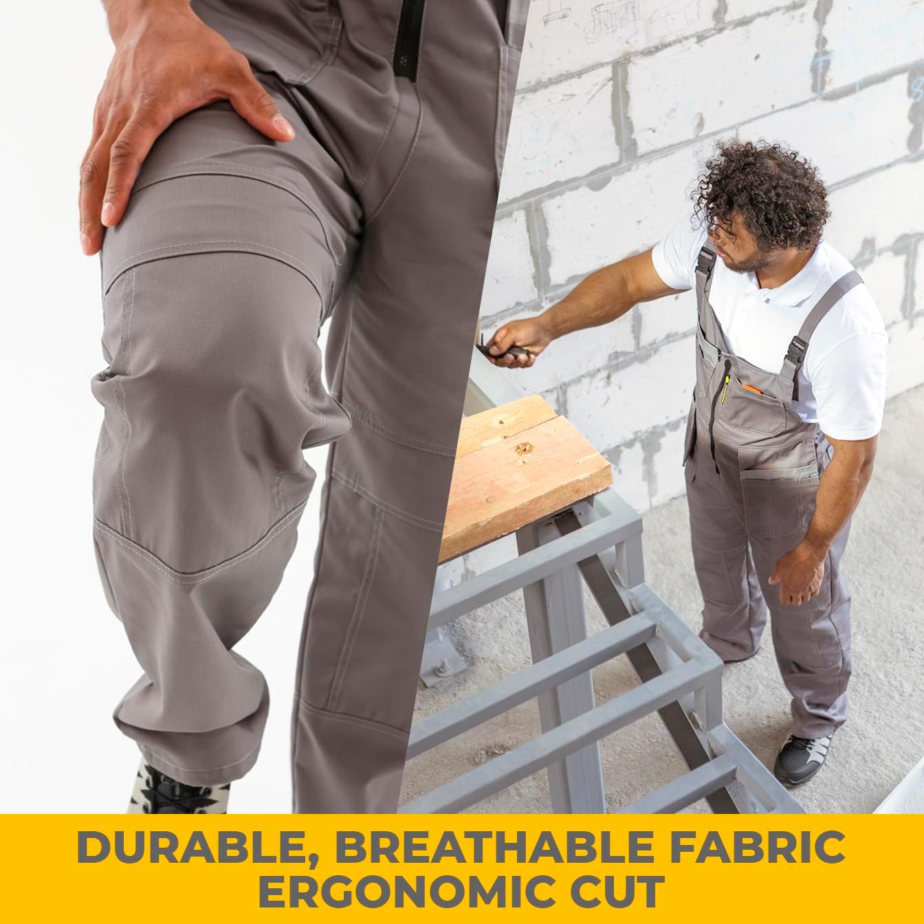 Bib Overall Professional - Breathable - Knee Reinforcement pockets – Waterproof - Tear-resistant