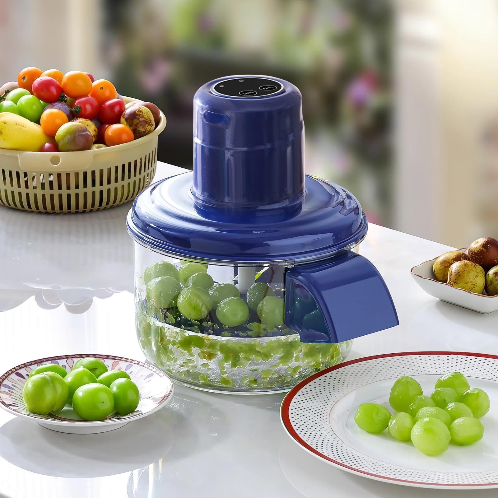 Peladora Eléctrica De Uvas Y Ajo - Máquina Automática USB, 50W, Ideal Para Tomates Y Frutas