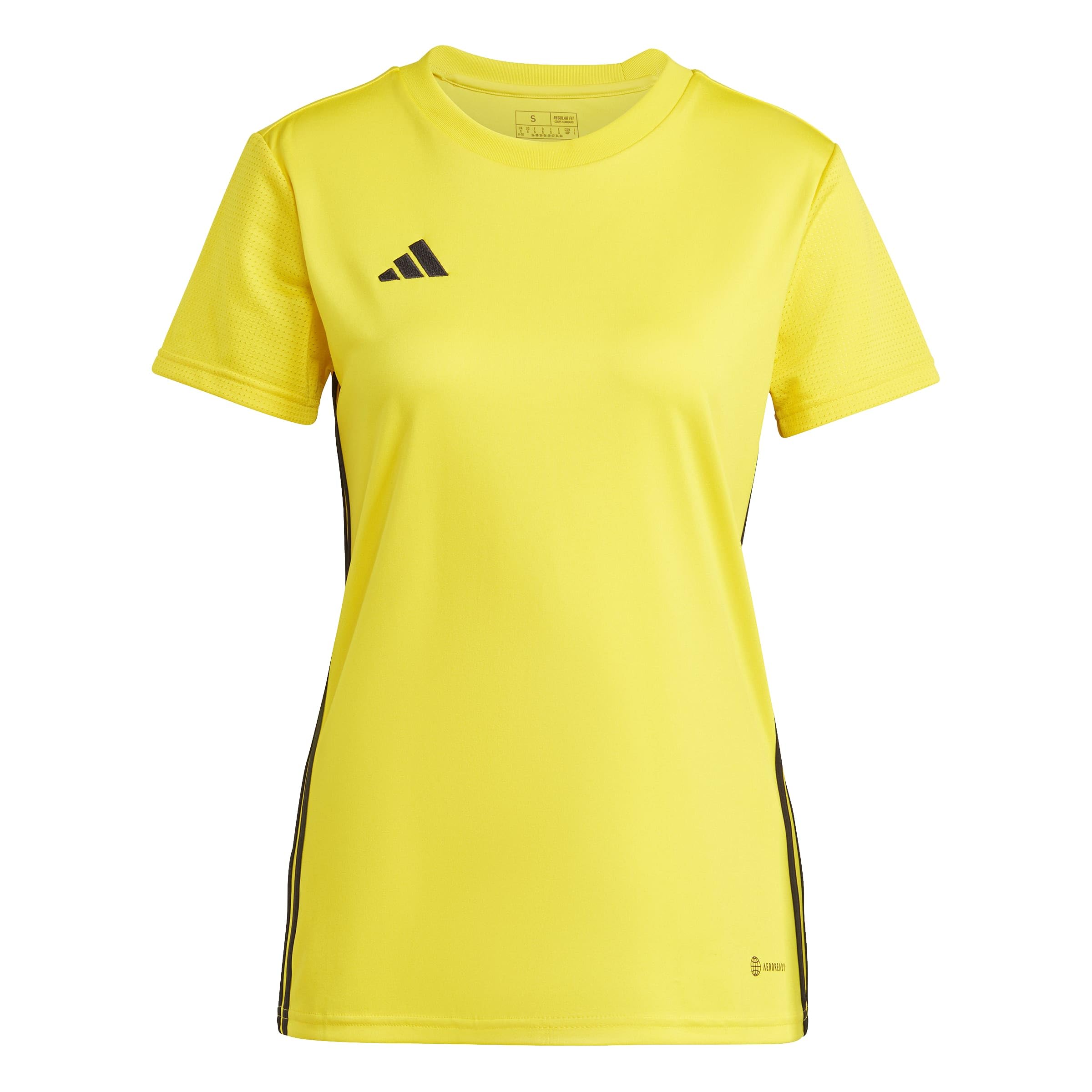 adidas Women's Tabela 23 Jersey Shirt, Team Yellow/Black, XXL