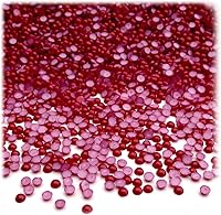 Vista 19 de 288 cuentas de media cúpula con acabado perlado, redondas, 0.157 in, rosa claro