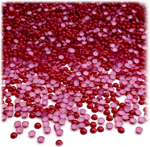 Miniatura 4 de 288 cuentas de media cúpula con acabado perlado, redondas, 0.157 in, marrón cobre rústico