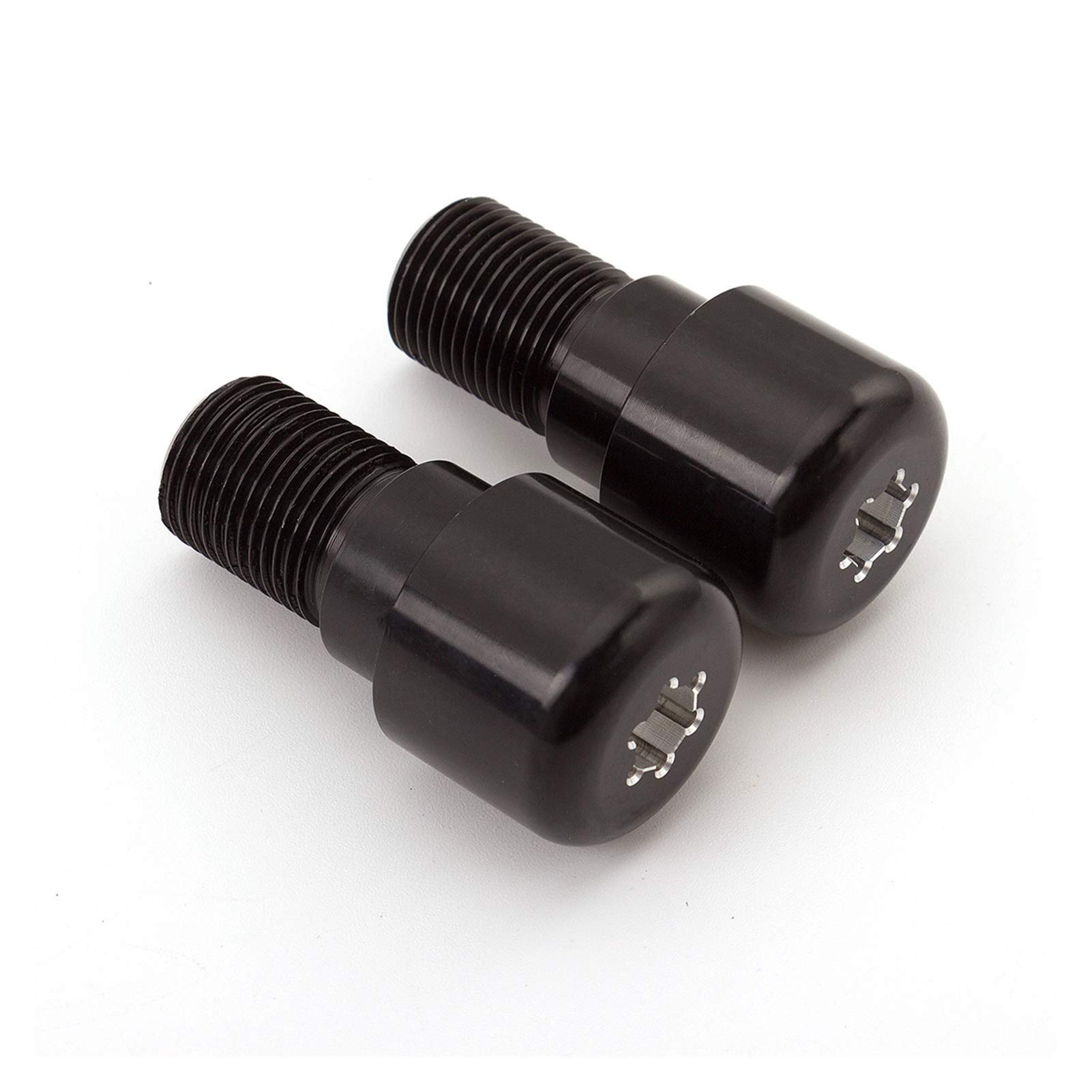 Manopole Per Moto In Alluminio CNC Manopole Per Contrappeso Per Manubrio Manopole Per Manubrio Da 18 Mm Per Yamaha YZF R6 1999-2016 2000 2001 Manopole Bar Ends (Colore : Nero)