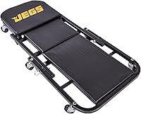 Vista 1 de JEGS Creepers plegables 2 en 1 automotriz y Z Creeper - Asiento mecánico de enredadera de 300 libras - Enredadera de perfil bajo con posiciones