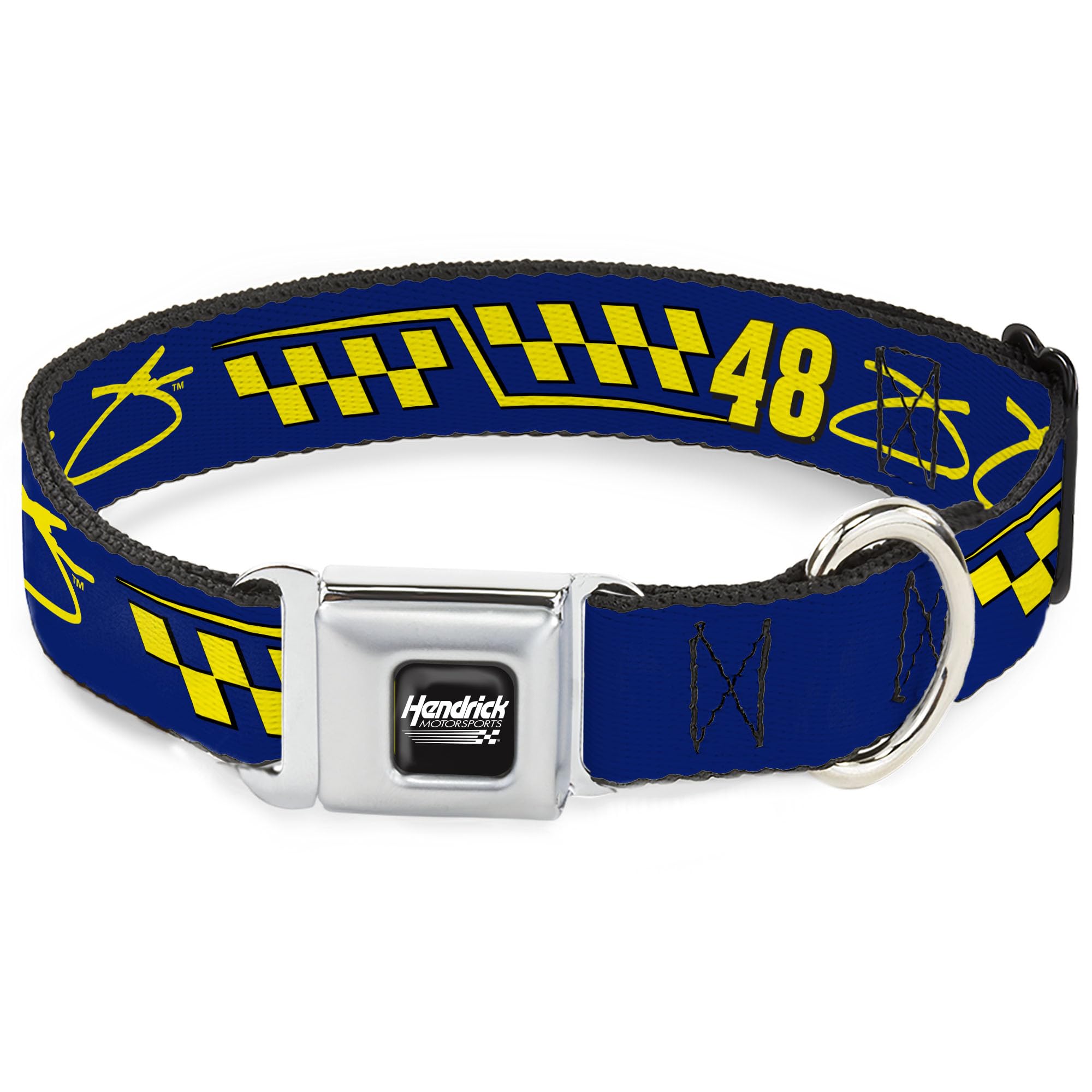 Collier pour chien avec boucle de ceinture de sécurité 33-43 cm sangle large