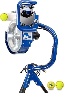 BATA Softball Wheel Pitching Machine, Youth and Adult Automatic Pitch Machine for Softballs, Practice Training Equipment