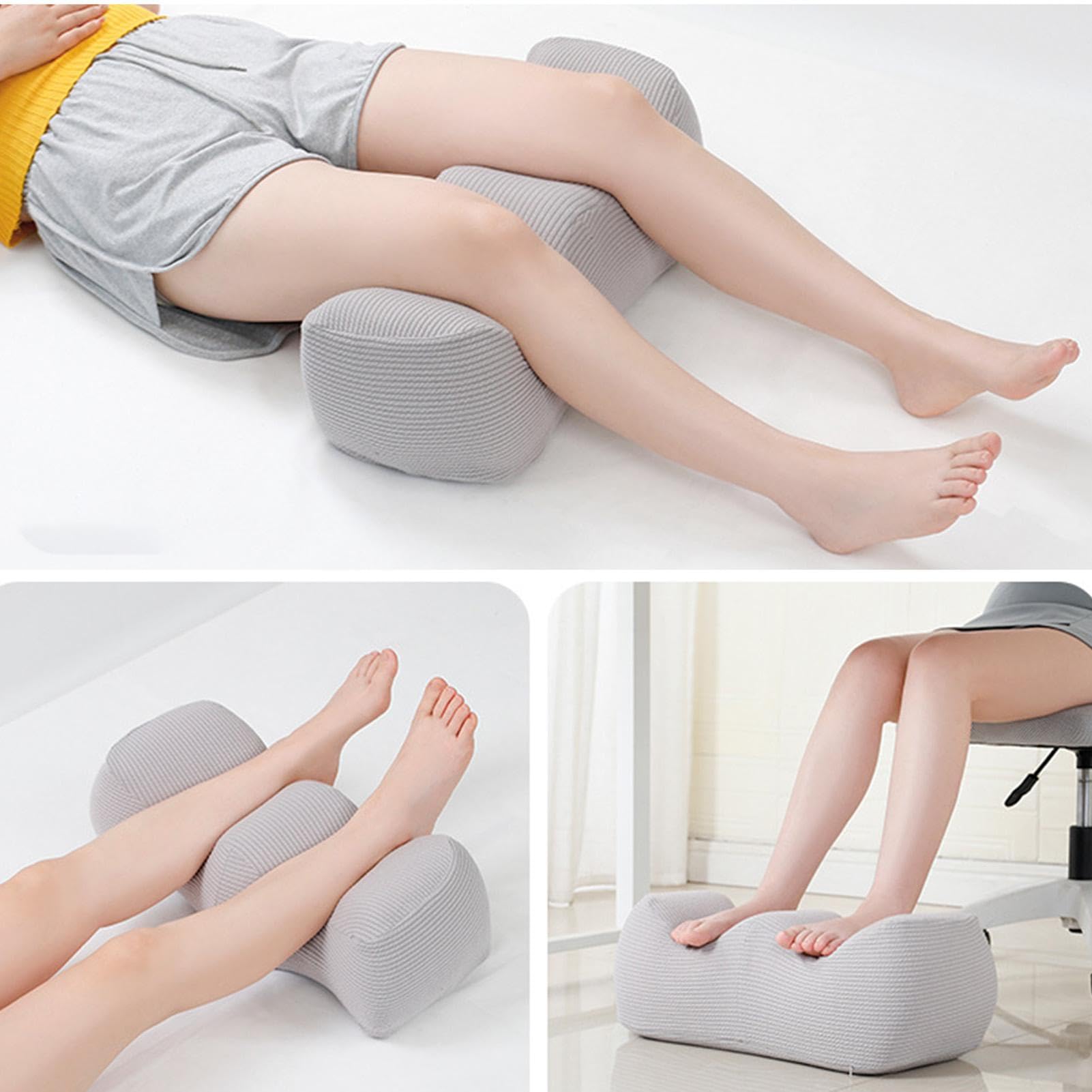 Cuscino per l'elevazione del piede, cuscino a cuneo per ginocchia, cuscino sagomato per gambe, cuscino di supporto per sollevamento del ginocchio, cuscino per sollevamento gambe per dolori