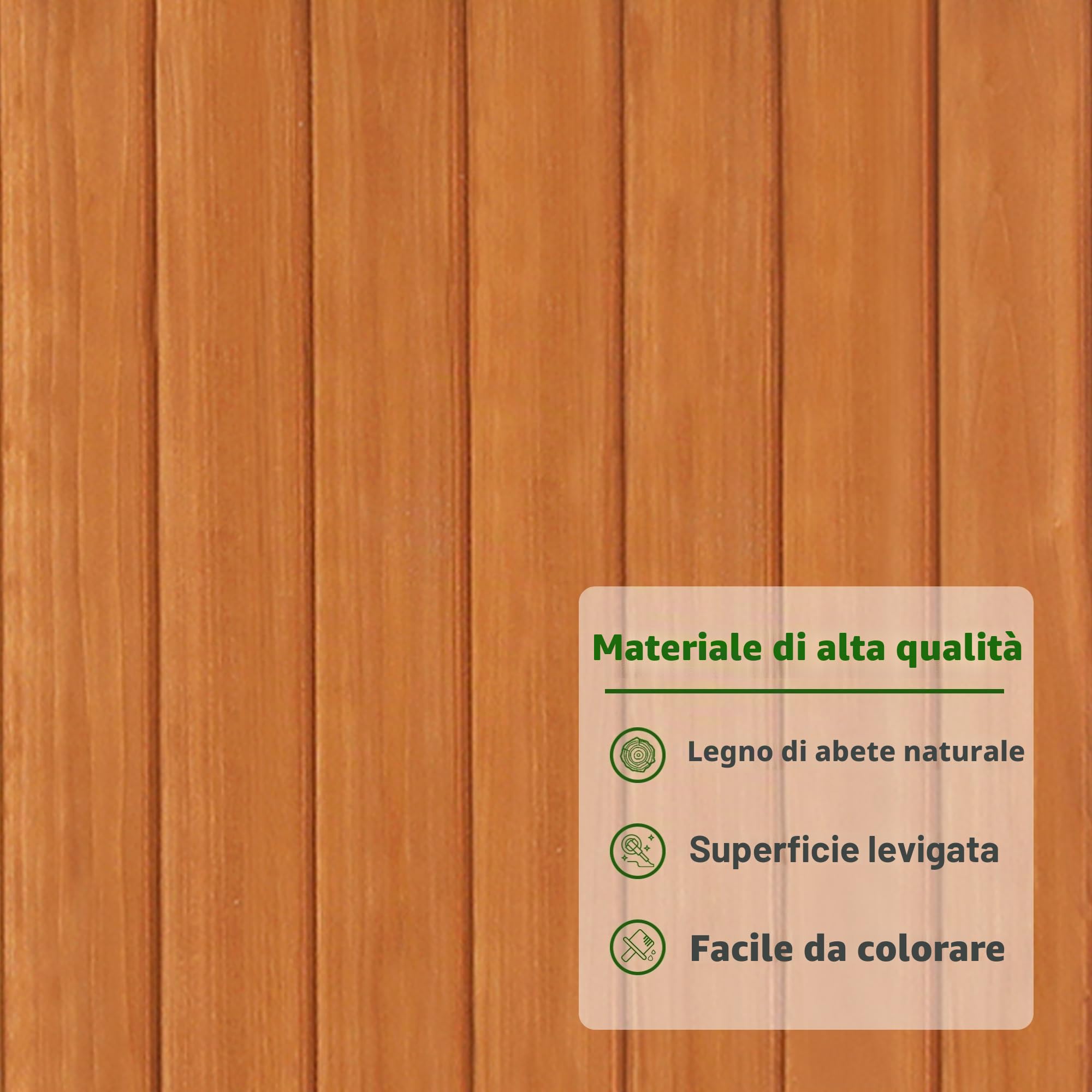 MCombo - Armadio da giardino, in legno