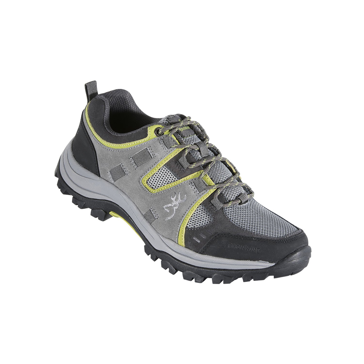 SPG Outdoors Men's Buck Pursuit Trail Shoes, Frost Gray/Dark Citron, 10.5m