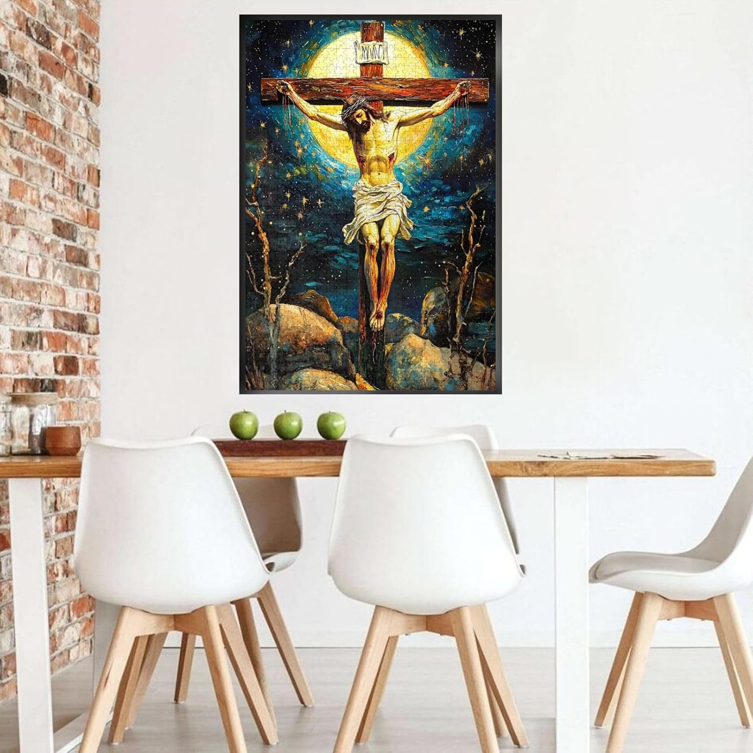 Christian Religious Jesus Puzzles for Adults 1000 Pieces Holy Nurture Jesus On The Cross Jigsaw Puzzle 1000 Pieces for Adults Cross and Glory Puzzles Challenging Puzzle Family Activity Games Gifts