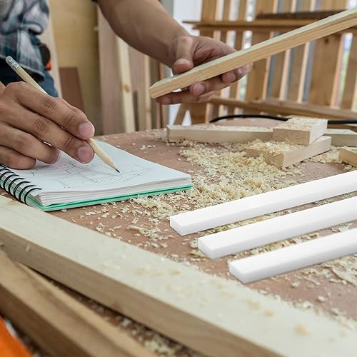 Miniatura 4 de Roowest 4 Pcs UHMW Precision Milled Bar for Jigs Crosscut Sled for Table Saw Sled Fixtures or Miter Slots (size 3/4" x 3/8") Miter Bar Slider Table