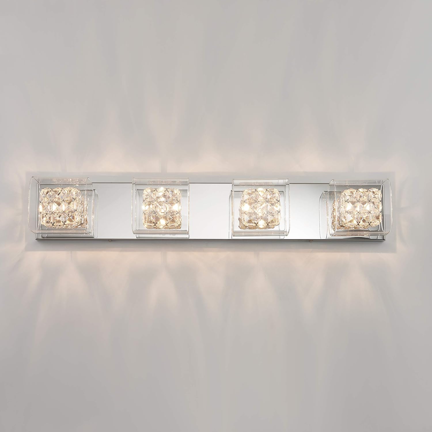 Bеѕt Sеllеr Artika AMP110-CCA Crystal Cubes 4-Light Wall Modern Fixture, Clear
