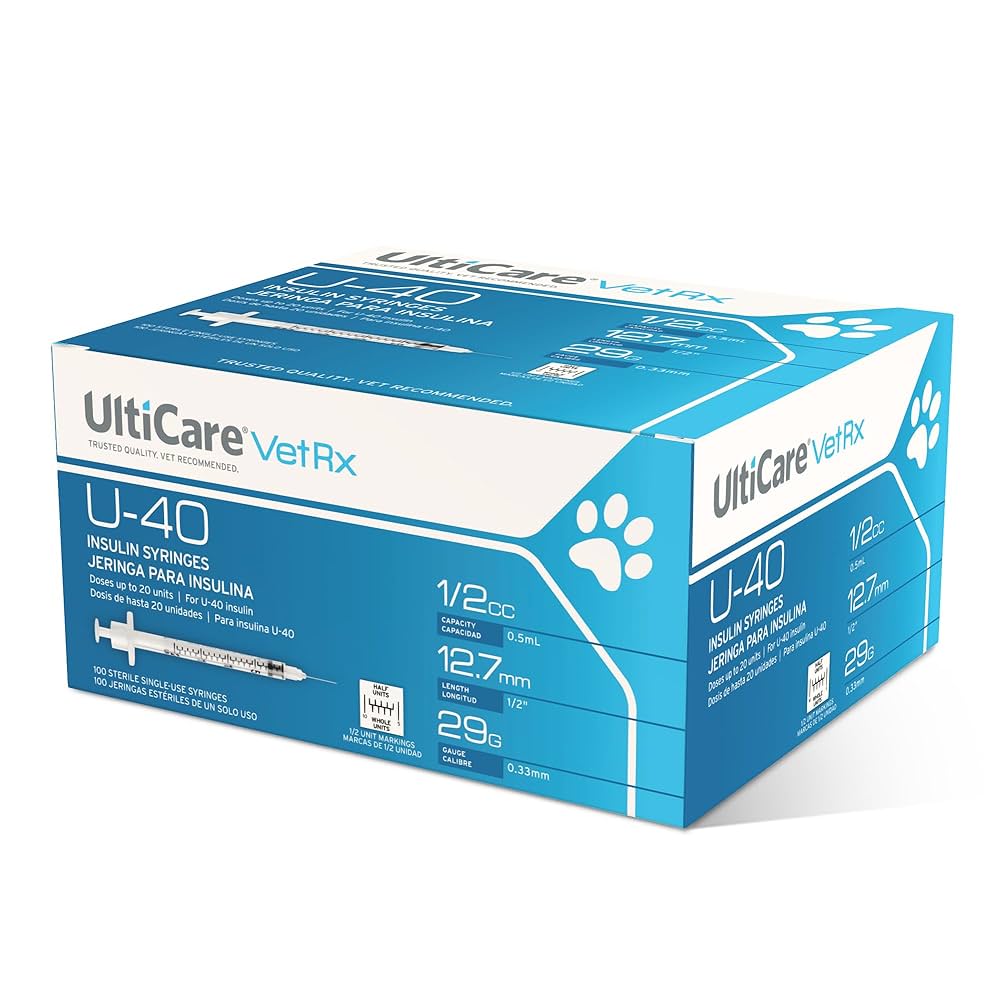 その他 MINUIT UNI IVL Amazon.com: UltiCare VetRx U-40 Pet Insulin Syringes