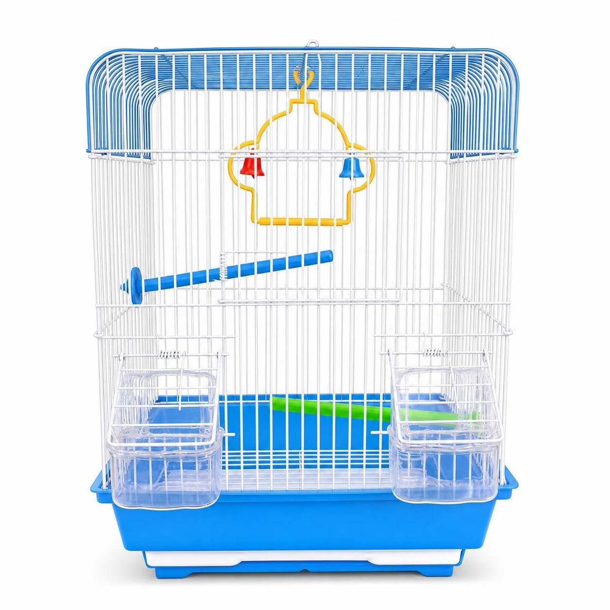 Jaula pequeña para pájaros con columpio ideal para el salón