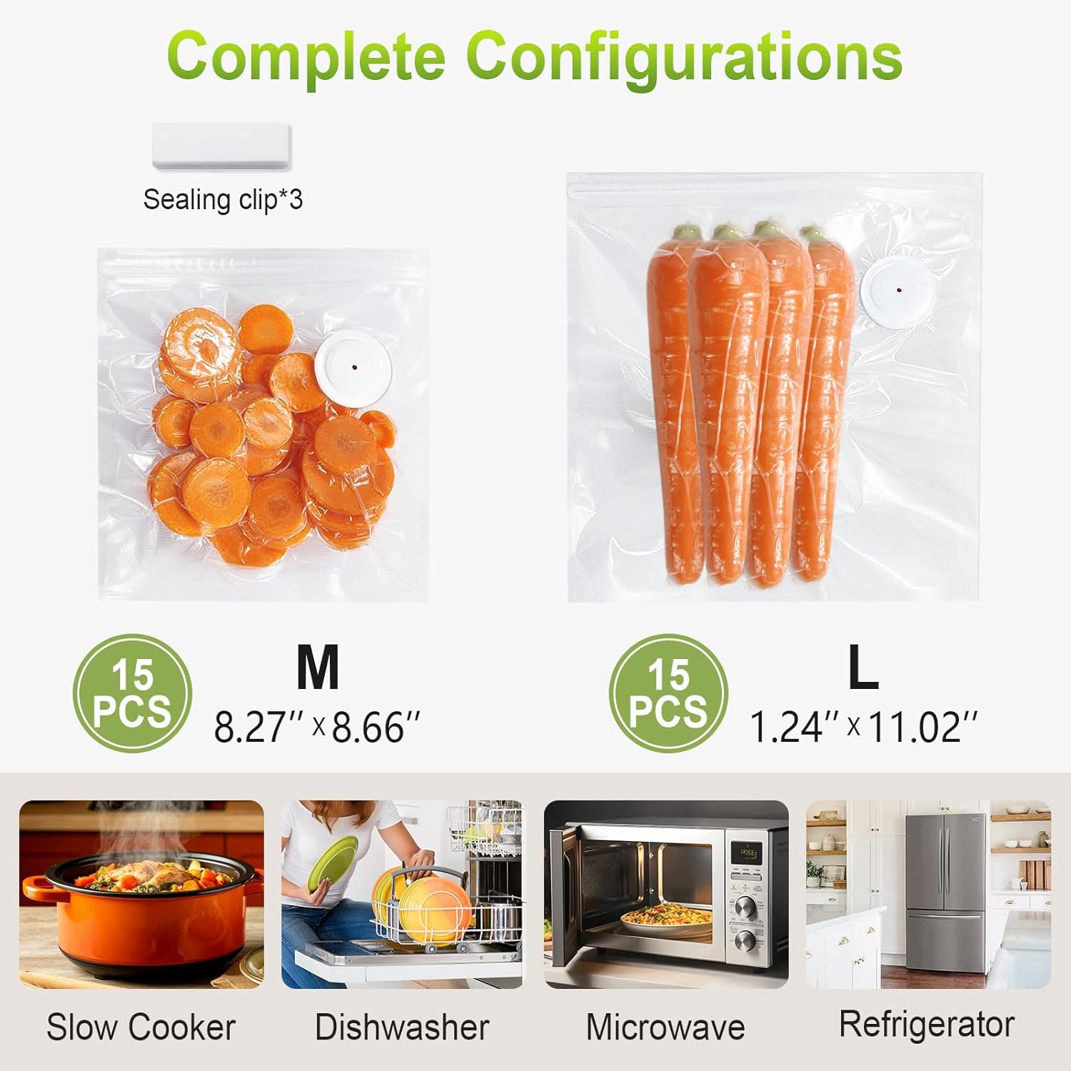 Handheld Vacuum Sealer for Wet and Dry Food, Compact Portable Food Sealer with Strong Suction, Meal Prep and Sous Vide, 5X Preservation & Fresh, White