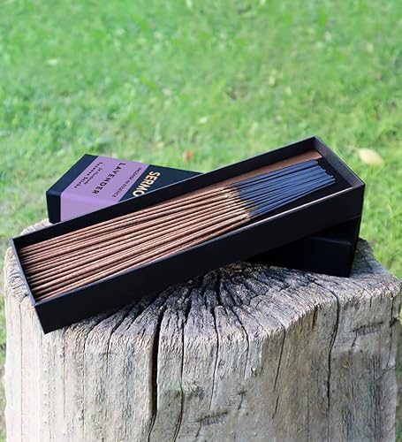 Miniatura 3 de Sermo Premium - 24 varillas de incienso enrolladas a mano con bajo contenido de humo, perfectas para aromaterapia, meditación, relajación,