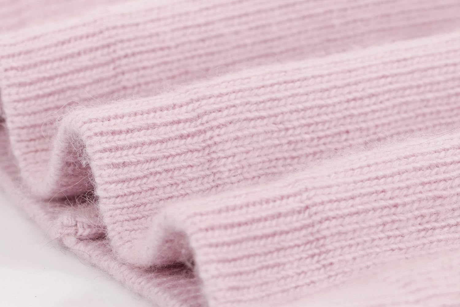 Women & Men Double-Layer Cashmere Wool Blend Warm Winter Slouchy Knit Beanie Stocking Cap Ski Hat for Women Men