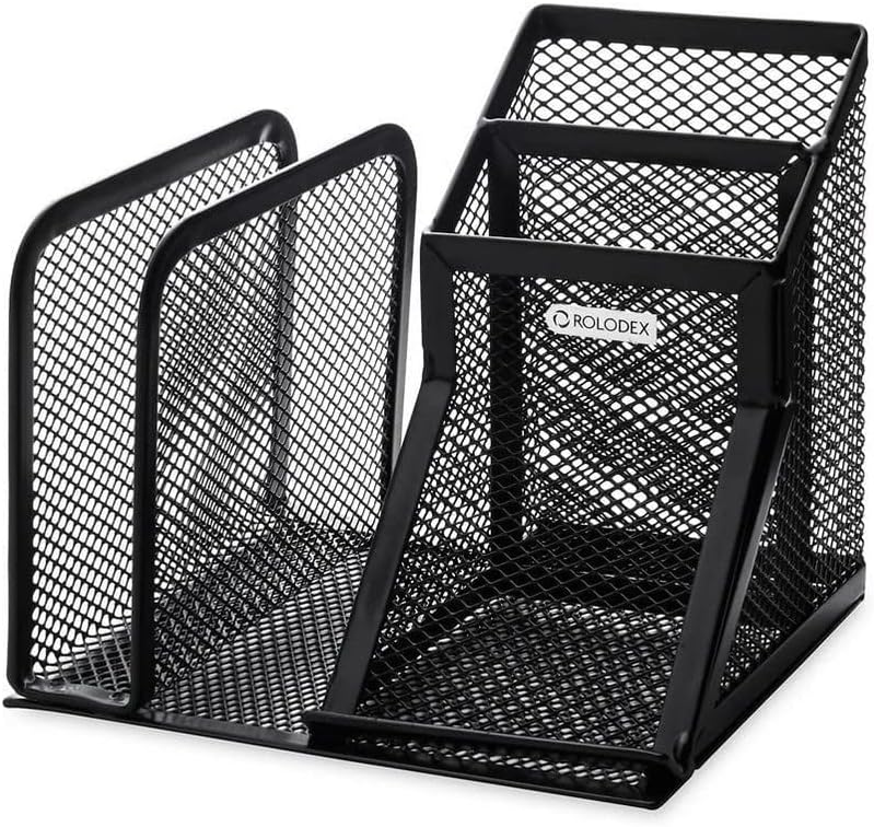 Rolodex Mesh Desk Organiser Black : Amazon.co.uk: Stationery & Office ...