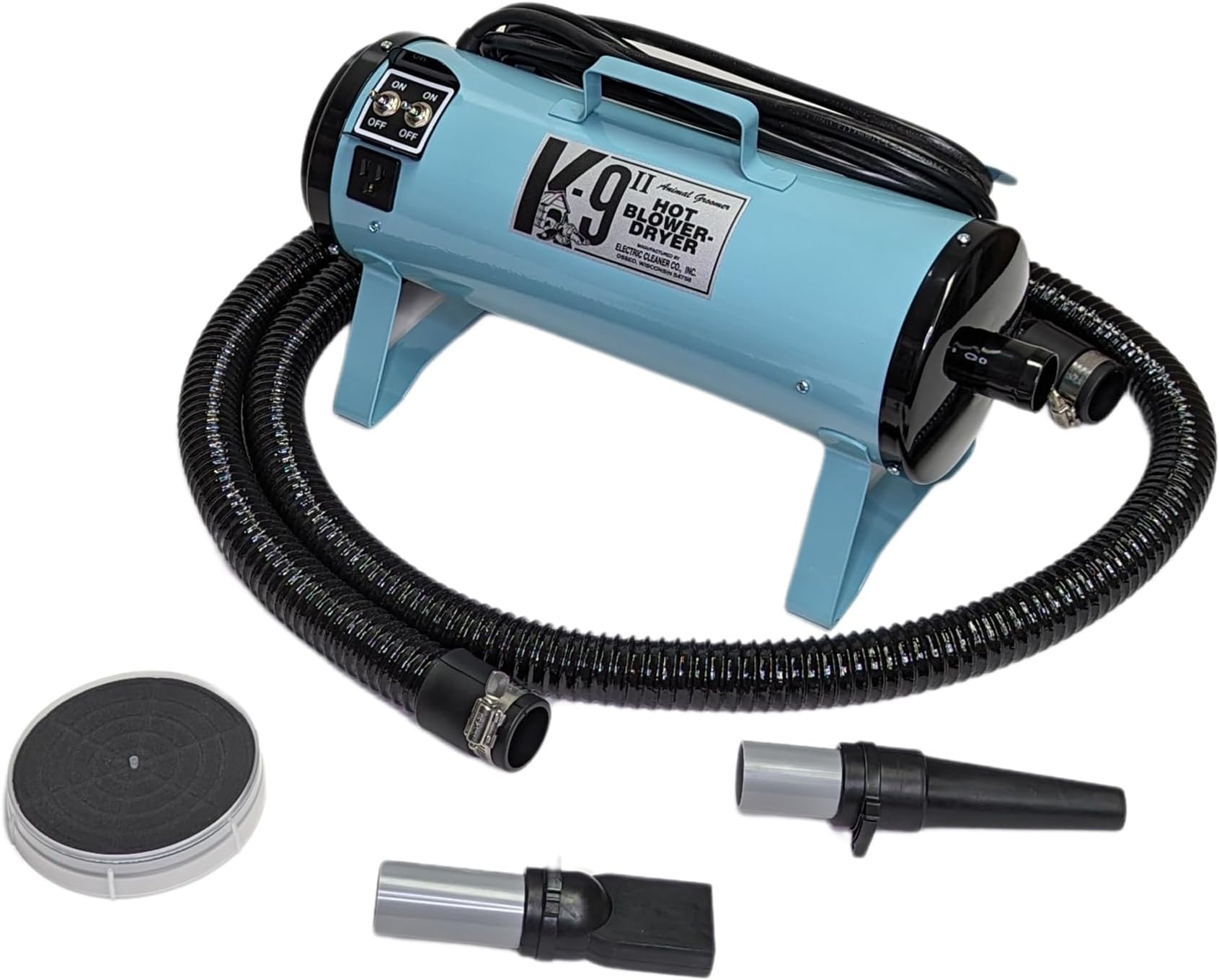 Electric Cleaner Company ECC K9 II Dog Blow Dryer, ECC Blue