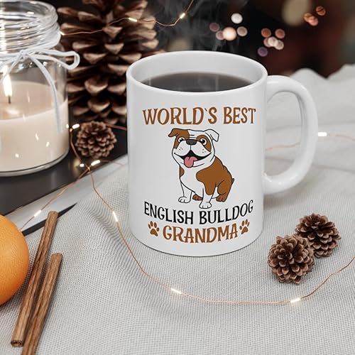 Miniatura 3 de Regalos personalizados de bulldog inglés, la mejor taza de bulldog inglés del mundo, taza divertida de bulldog inglés, taza de bulldog inglés, tazas