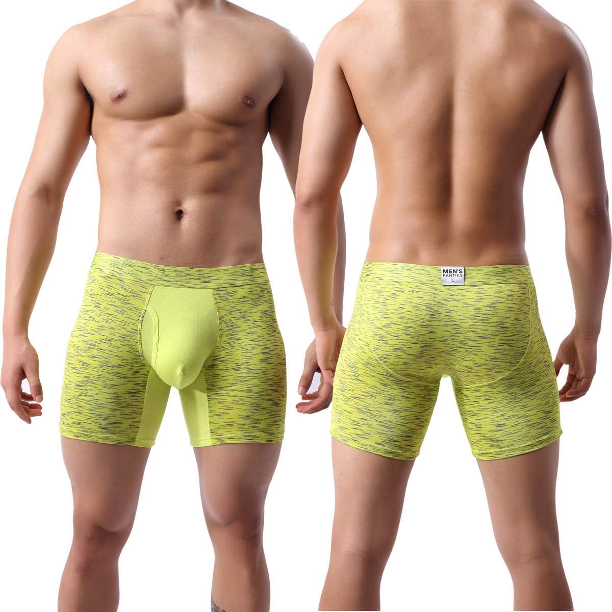 Buy YuKaiChen Men's Pouch Underwear Performance No Ride Up Boxer Briefs