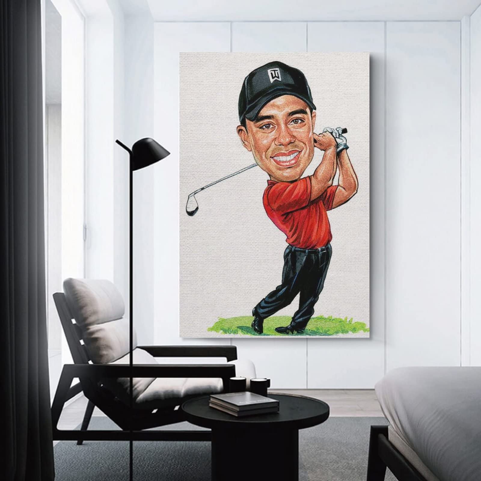Amazon.co.jp: Tiger Woods タイガー・ウッズ面白い 印刷 ポスター