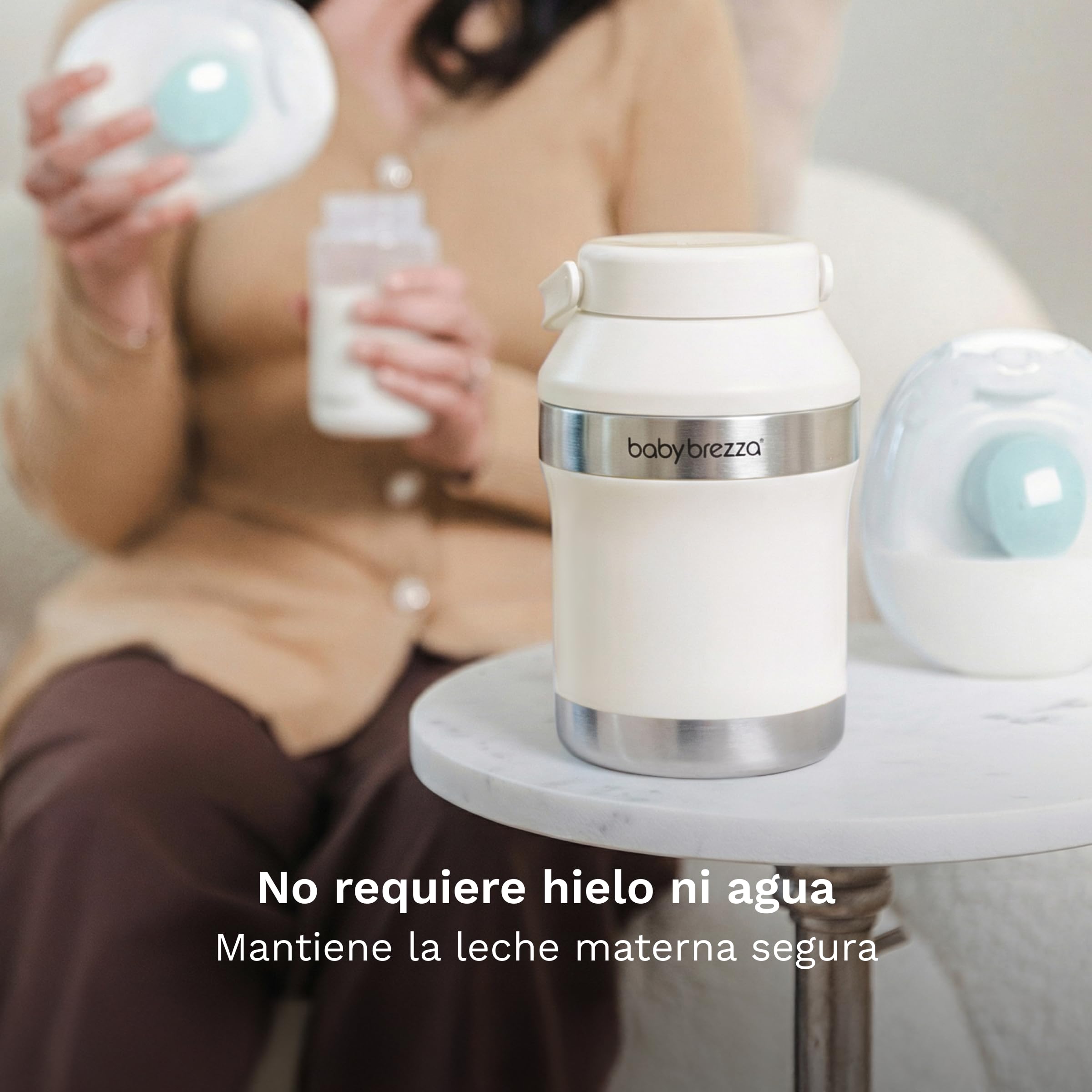 Baby Brezza | Milk Cooler, Enfriador Portátil para Leche Materna, Botella Térmica Aislada para Viaje, a prueba de fugas, Capacidad de 300ml, Enfiamiento Hasta 10h